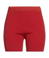 Jacquemus Solid-colored Knit Shorts In Red