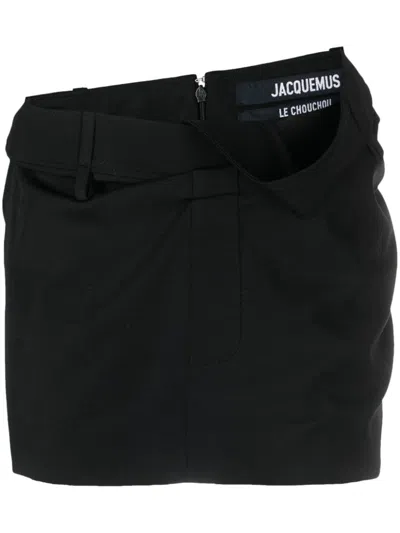 Jacquemus Bahia Mini Skirt In Black