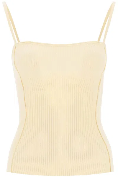 JACQUEMUS SOPHISTICATED RIBBED KNIT TOP
