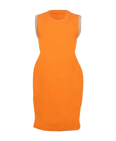 JACQUEMUS SORBETTO CONTRAST-TRIM KNITTED MINI DRESS