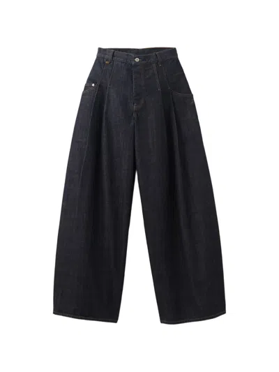 JACQUEMUS SOURO DE-NÎMES PLEATED JEANS