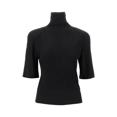 Jacquemus 'spallina' Turtleneck Top In Black