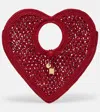 Jacquemus Spiaggia Caur Small Raffia Top-handle Bag In Red