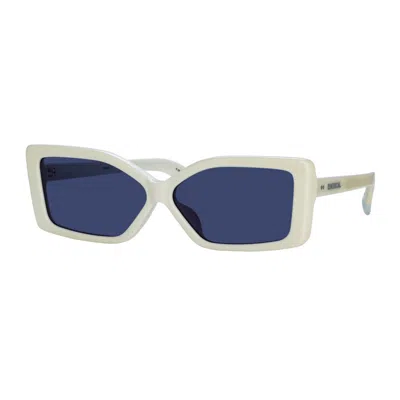 Jacquemus Spiaggia Mini Sunglasses In Blue