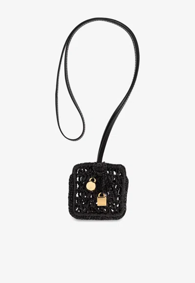 JACQUEMUS SPIAGGIA RAFFIA WALLET