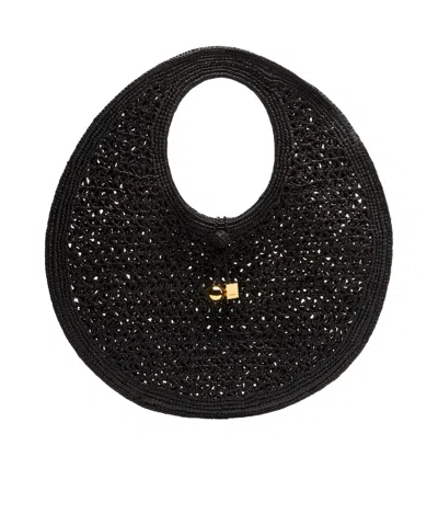 JACQUEMUS SPIAGGIA ROUND SHOULDER BAG