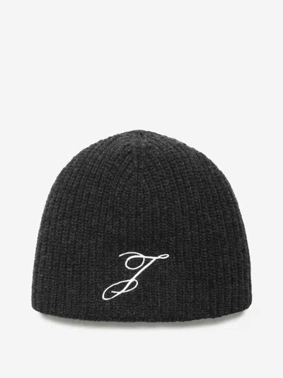 Jacquemus Spiral Beanie In Black