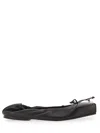 Jacquemus Black Square-toe Shoes With Gathered Upper In Black