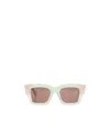 Jacquemus Square-frame Tinted Sunglasses In Nude