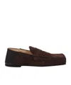 Jacquemus Loafers Square Toe Contrast Heel In Black