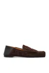 Jacquemus Square Head Loafer Shoes In Black