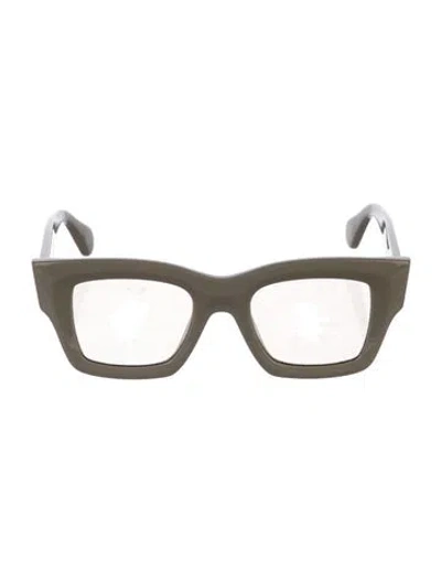 Pre-owned Jacquemus Square Mirrored Sunglasses In Grey