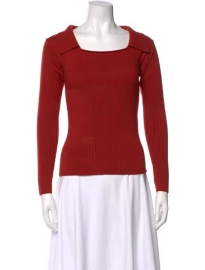 Pre-owned Jacquemus Square Neckline Long Sleeve Top In Multi