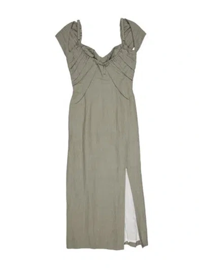 Pre-owned Jacquemus Square Neckline Midi Length Dress W/ Tags In Multi