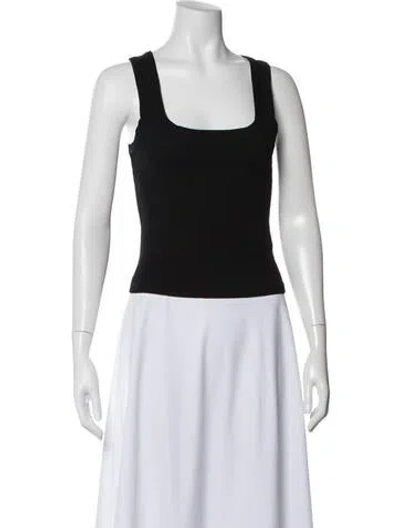 Pre-owned Jacquemus Square Neckline Sleeveless Crop Top In Blue