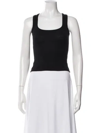 Pre-owned Jacquemus Square Neckline Sleeveless Top In Black