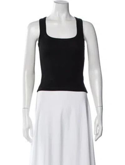 Pre-owned Jacquemus Square Neckline Sleeveless Top In Black
