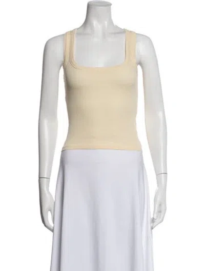 Pre-owned Jacquemus Square Neckline Sleeveless Top In Neutrals