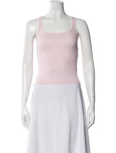Pre-owned Jacquemus Square Neckline Sleeveless Top In Pink