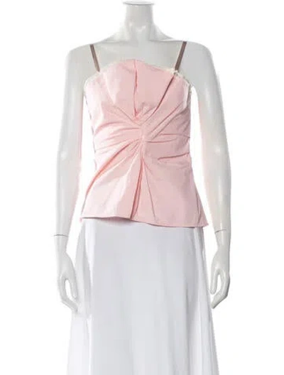 Pre-owned Jacquemus Square Neckline Sleeveless Top In Pink