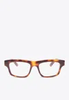 Jacquemus Square Optical Glasses In Brown