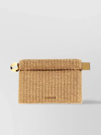 Jacquemus Square Round Clutch Bag