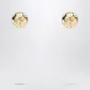 Jacquemus Rond Carré Earrings In Gold
