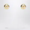 Jacquemus Rond Carré Earrings In Gold