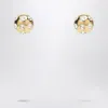 Jacquemus Rond Carré Earrings In Gold