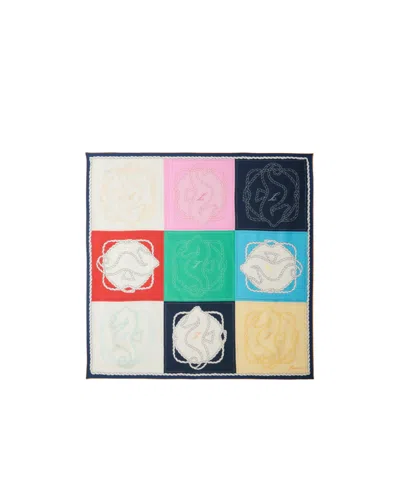 Jacquemus Square Silk Scarf In Multi