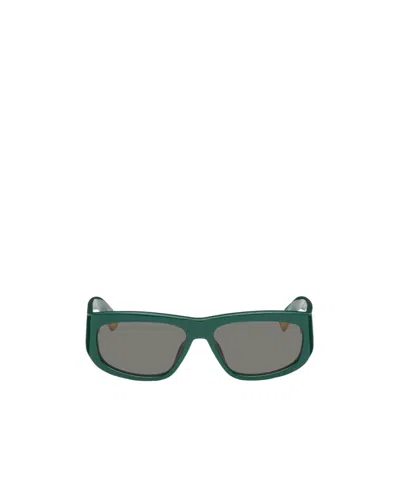 Jacquemus Square Sunglasses In Gray