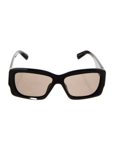 Pre-owned Jacquemus Square Tinted Sunglasses In Black