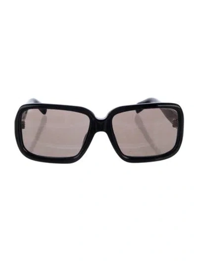 Pre-owned Jacquemus Square Tinted Sunglasses In Black