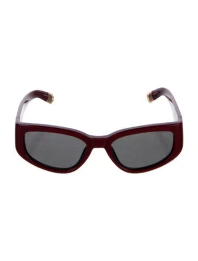 Pre-owned Jacquemus Square Tinted Sunglasses In Multi