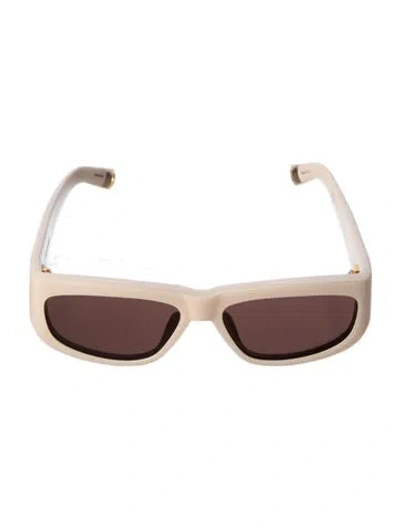 Pre-owned Jacquemus Square Tinted Sunglasses In Pink