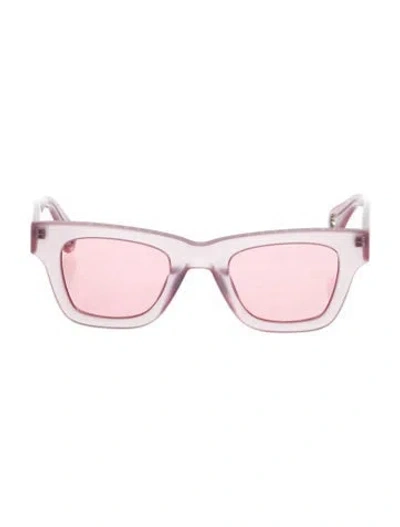 Pre-owned Jacquemus Square Tinted Sunglasses In Pink