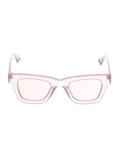 Pre-owned Jacquemus Square Tinted Sunglasses In Pink