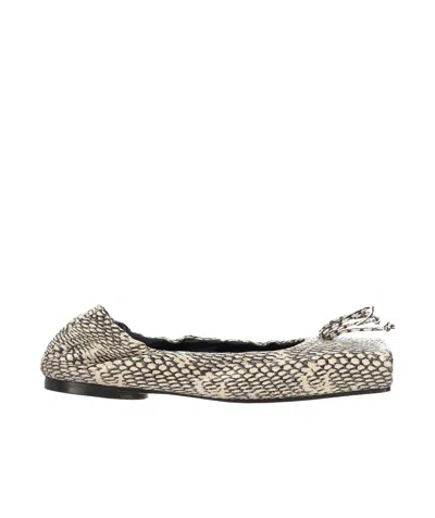 JACQUEMUS JACQUEMUS PRINTED SQUARE TOE FLATS