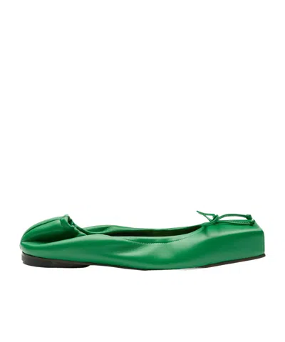 Jacquemus Les Ballerines Ballet Ballerina Shoes In Green