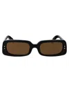 Jacquemus Squared Sunglasses Jac47 C1 Sun In Black