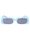 Jacquemus The Azzuro Rectangular Sunglasses In Blue
