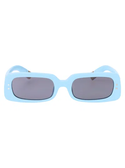 Jacquemus Squared Sunglasses Jac47 C2 Sun In Blue