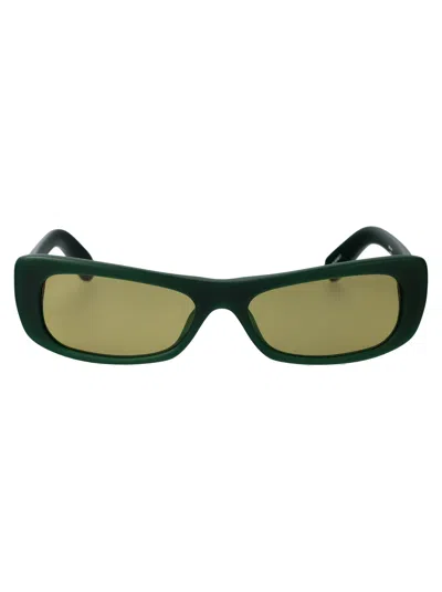 Jacquemus Squared Sunglasses Jac55 C3 Sun In Green