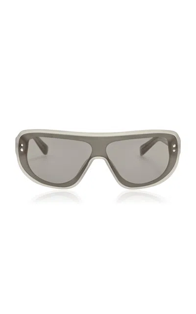 Jacquemus Square-frame Acetate Sunglasses In Grey