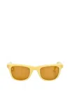 Jacquemus Square-frame Sunglasses In Yellow