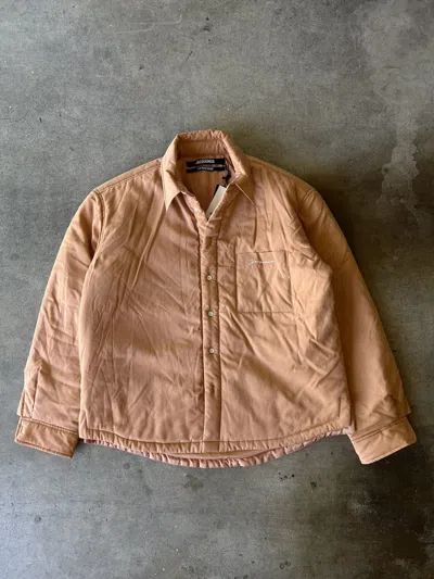 Pre-owned Jacquemus Ss21 La Chemise Boulanger Montagne Orange Shirt