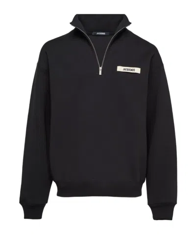 Jacquemus Le Camionneur Gros Grain In Black