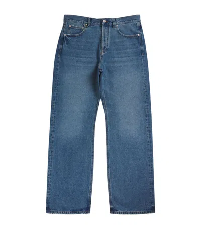 Jacquemus Straight Jeans In Blue