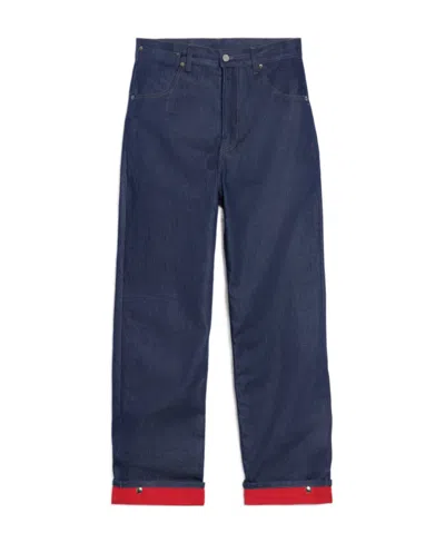 Jacquemus Straight Jeans In Blue