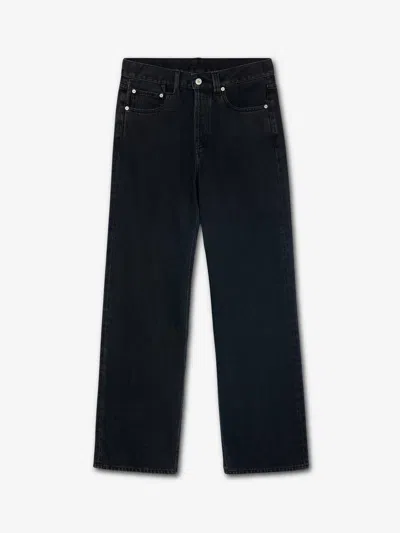 Jacquemus Straight Jeans De-nîmes In Black